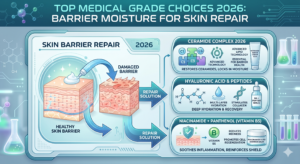 Best barrier moisture for skin repair Top Medical Grade Choices 2026