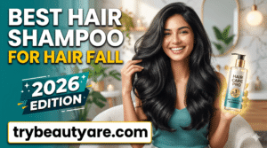 healthy scalp and strong hair after hair care routine