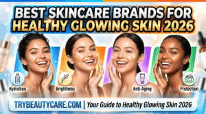 skincare serum and face cream products for healthy skin