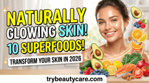 Fresh blueberries packed with antioxidants for healthier and brighter-looking skin