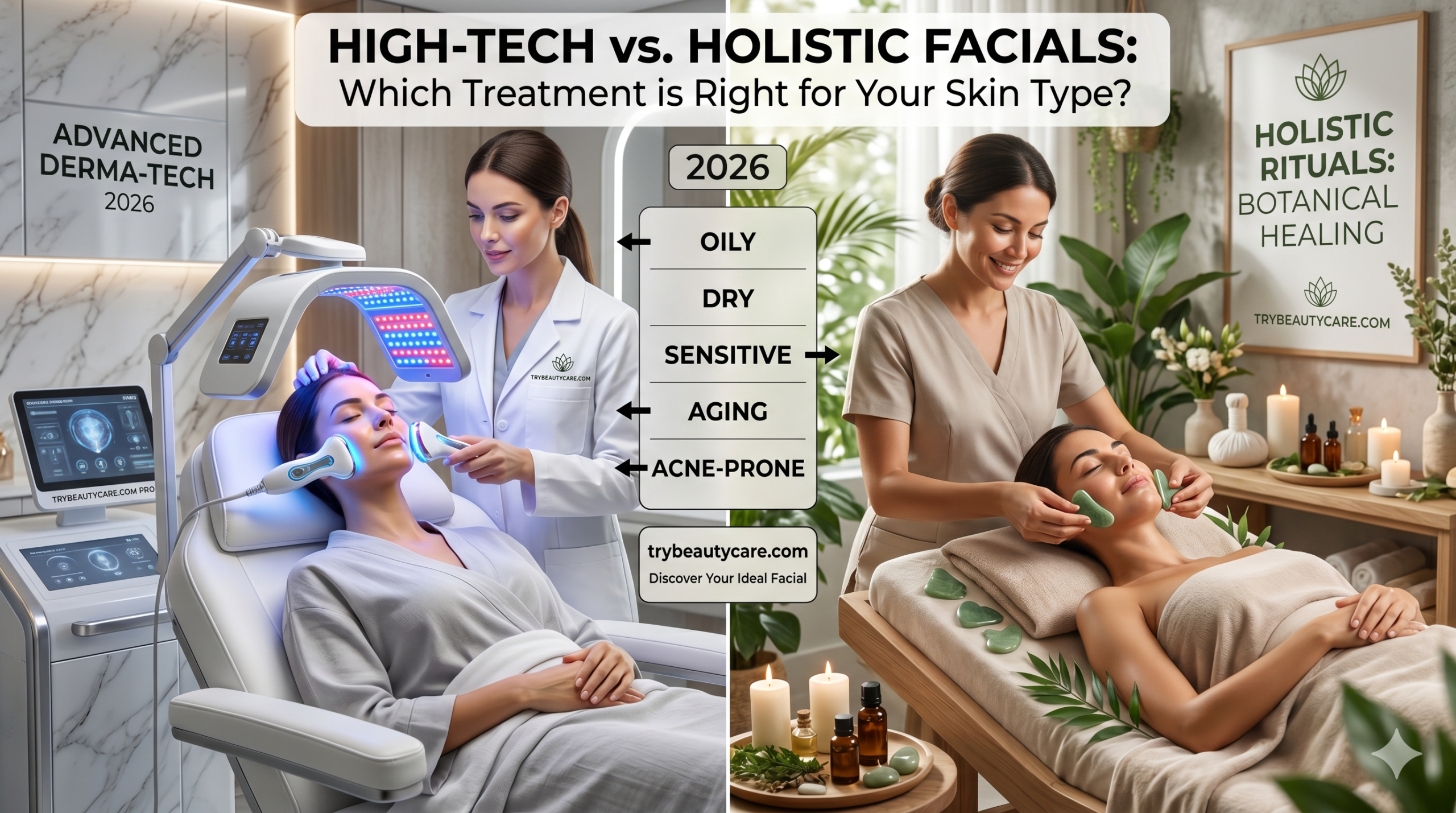 High-Tech vs. Holistic Facials Which Treatment is Right for Your Skin Type