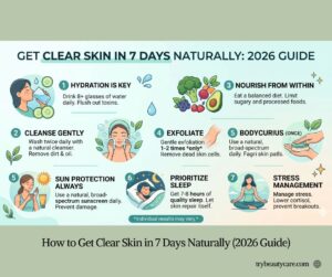 How to Get Clear Skin in 7 Days Naturally (2026 Guide)