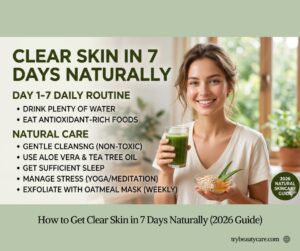 How to Get Clear Skin in 7 Days Naturally (2026 Guide)