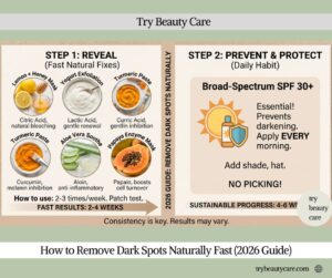 How to Remove Dark Spots Naturally Fast (2026 Guide)