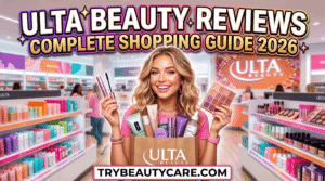 customer browsing beauty products and cosmetics for Ulta Beauty shopping experience