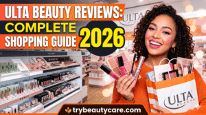 beauty shopper exploring skincare and makeup products in Ulta Beauty store