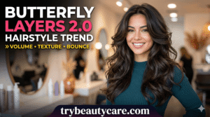 Butterfly layers hairstyle trend for women in 2026